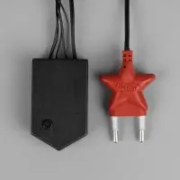 Гирлянда &laquo;Бахрома&raquo; 3&times;0.5 м, IP20, тёмная нить, 80 LED, свечение жёлтое, 8 режимов, 220 В