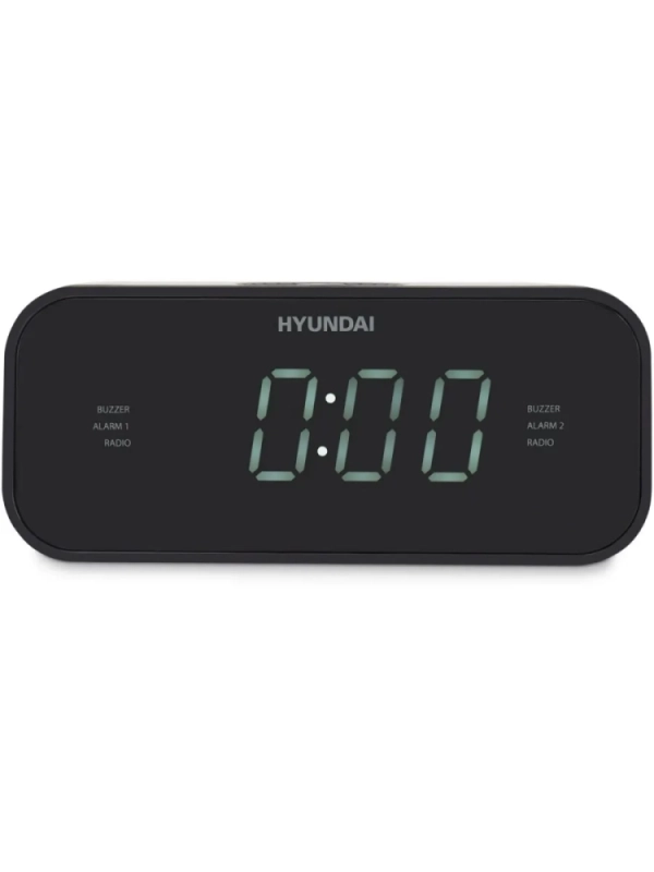 Радиобудильник H-RCL221 черный LCD подсв белая часы цифровые