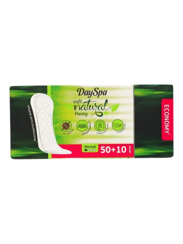 Прокладки ежедневные Day Spa classic soft, мягкие, 60 шт.