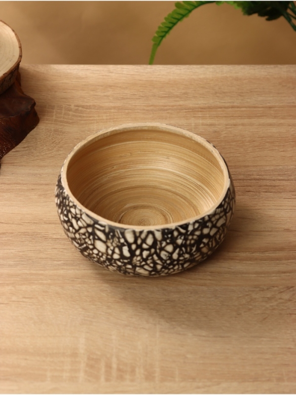 Ваза 15х15х6 см, бамбук