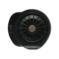 Вентилятор в салон автомобиля, на подголовник, 12 В, USB 2 м, пластик