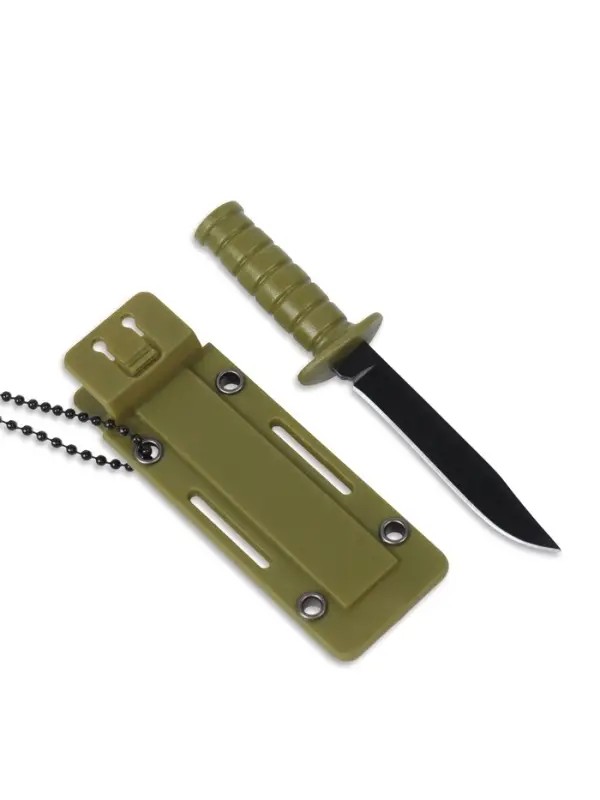 Нож-брелок &laquo;Аркелл&raquo;, 9 см, клинок 50 мм/1.5 мм, зеленый