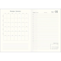 Ежедневник датированный 2026 IF 14х20см 176л, мягкий, Nightfall I1736/train