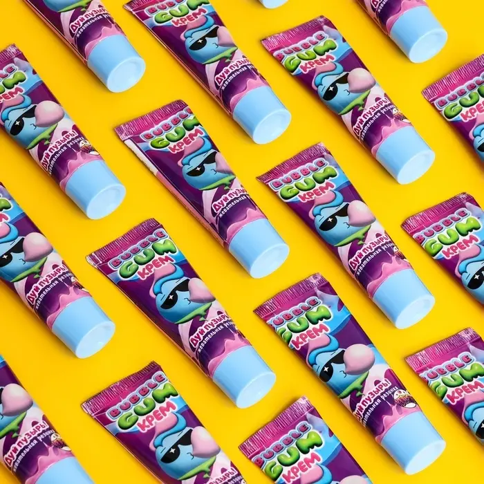 Жевательная резинка «Дуй пузырь! Bubble gum крем», 22 г Жевательная резинка «Дуй пузырь! Bubble gum крем», 22 г