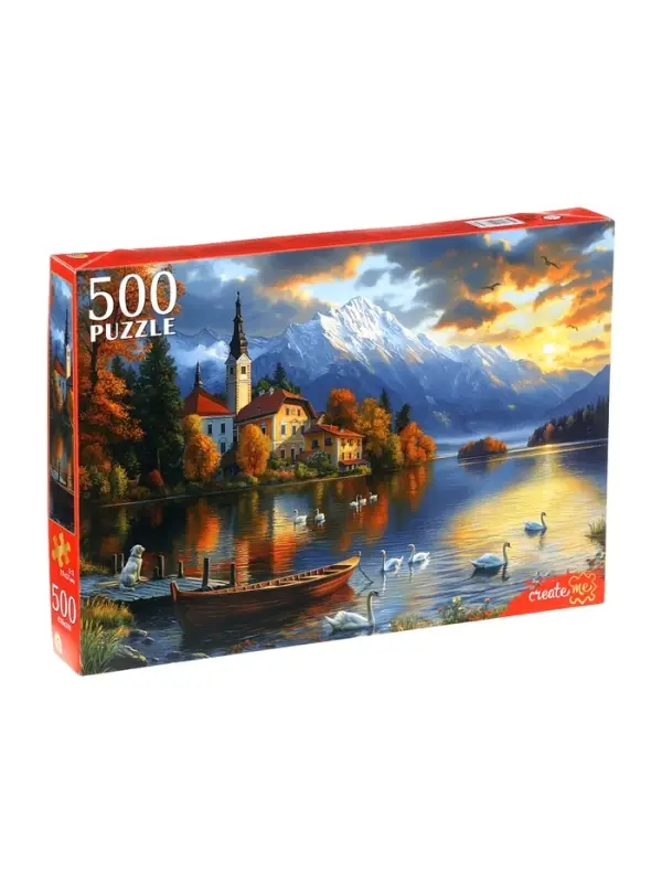 Пазл 500 эл. Пазл 500 эл. "Закат на озере Блед" Ф500-6632