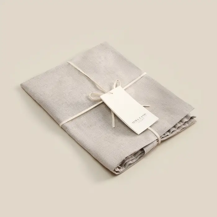 Сумка шоппер небелёный SL HOME Light shopper, 53&times;45 см, 100% лён, 200 г/м2