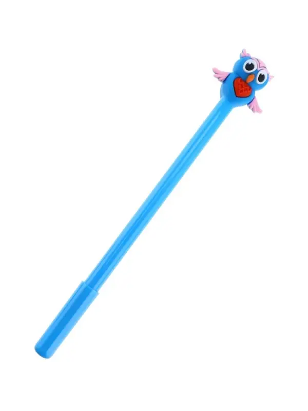 Ручка гелевая-прикол МИКС Сова