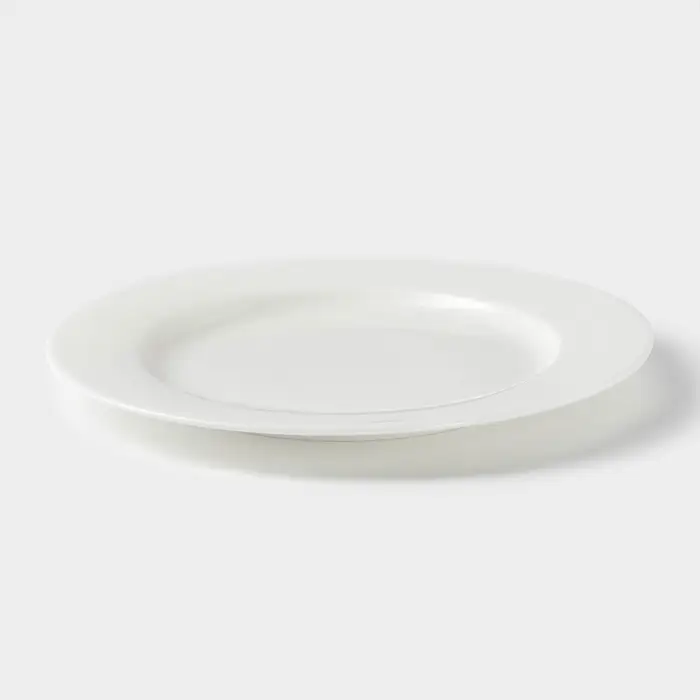 Тарелка десертная Wilmax Stella Pro, d=18 см, фарфор, белая