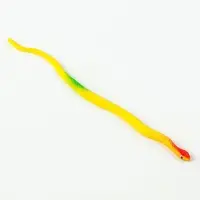 Резиновая игрушка «Змея. Ужик», 18 см, цвета МИКС