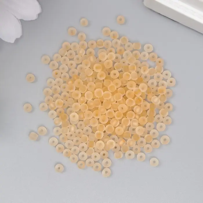 Бисер стекло 8/0  Бисер стекло 8/0 "Матовый полупрозрачный. Икра" 10 гр