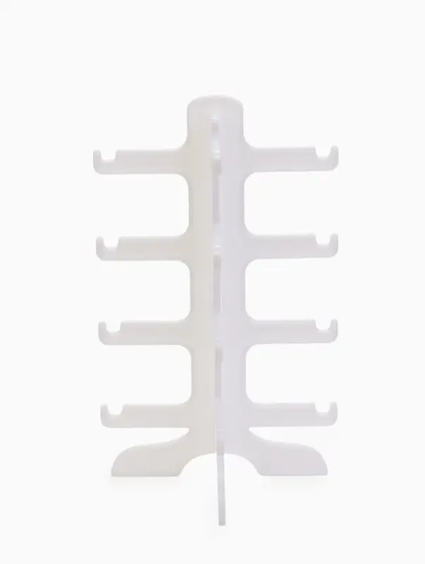 Подставка под очки 4 места, 15.5&times;14&times;25.5 см, белая