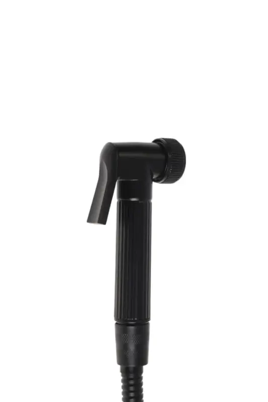 Смеситель для биде ZEIN Z4199, с гигиеническим душем, нерж. сталь, картридж 35 мм, черный