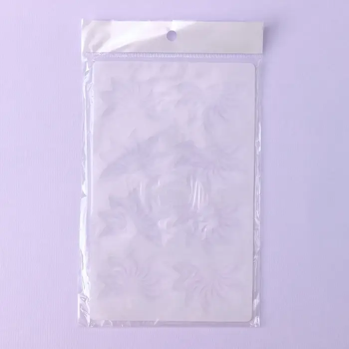 Форма для шоколада «Веер», силикон, 8 ячеек, 20×13×0.1 см, прозрачная