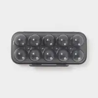 Контейнер для хранения яиц IDEA, 10 ячеек, 26.5&times;11.5&times;7 см, пластик, МИКС