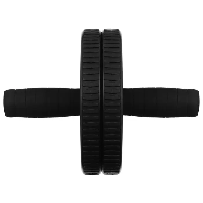 Ролик для пресса ONLYTOP, 2 колеса, чёрный