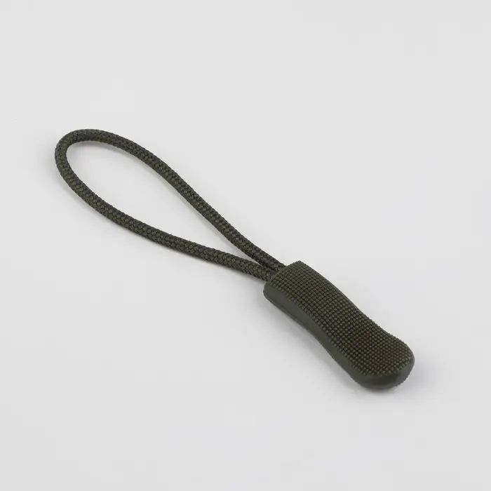 Пуллер для молнии, 2.5 см, 6×0.8 см, 10 шт., хаки