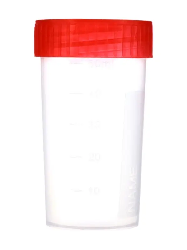 Контейнер для биоматериалов 60 мл, завинчивающаяся крышка, матовое окно, индивидуальная упаковка Контейнер для биоматериалов 60 мл, завинчивающаяся крышка, матовое окно, индивидуальная упаковка