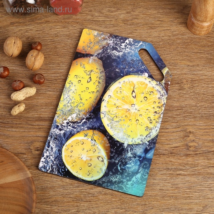 Доска разделочная  Доска разделочная "Сочный лимон" 27х18 см