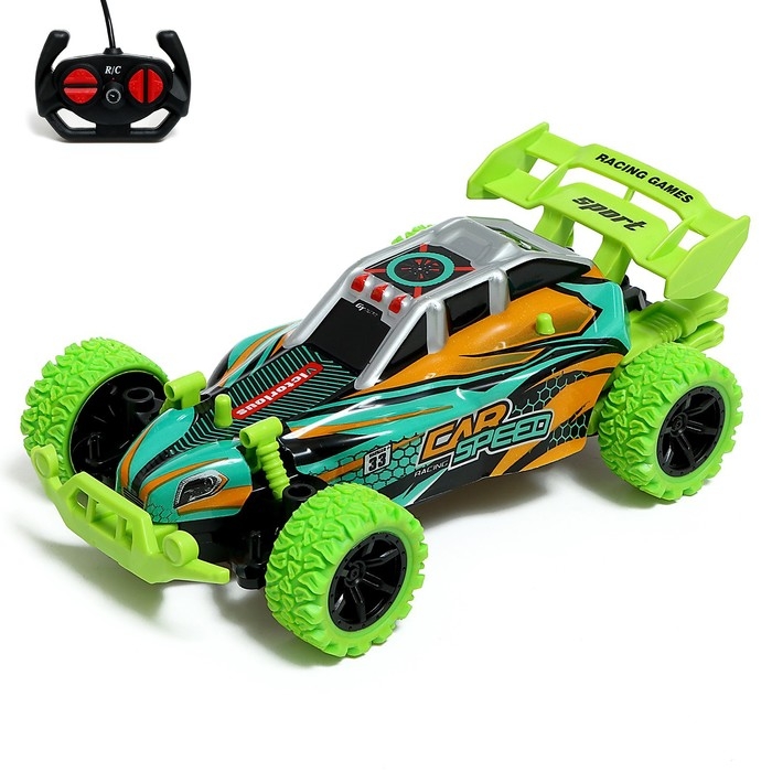 Машина радиоуправляемая «Формула», свет, с аккумулятором, цвет зелёный Машина радиоуправляемая «Формула», свет, с аккумулятором, цвет зелёный