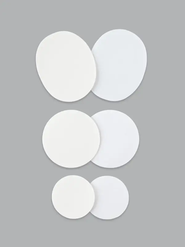 Заплатки для обуви, 6 шт., с клеевым слоем, кожзам, белые