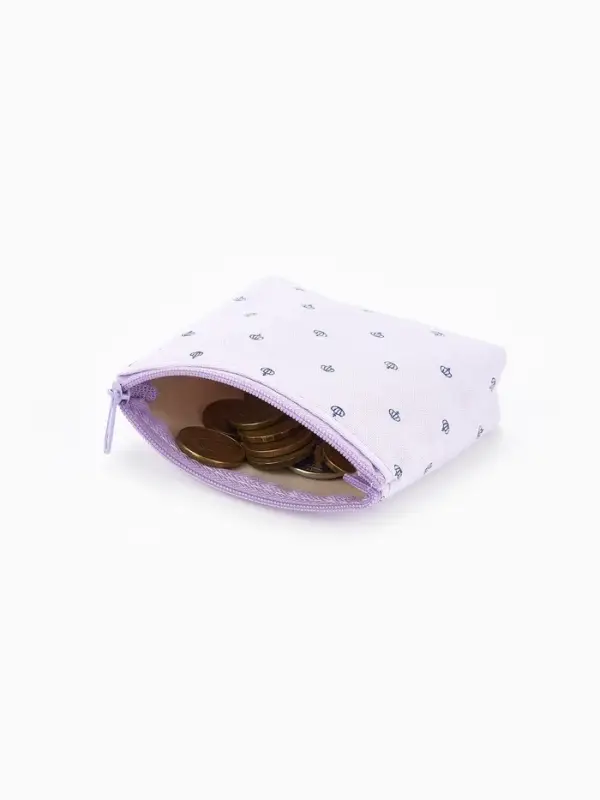 Монетница на молнии, 11.5&times;3&times;8.5 см, МИКС