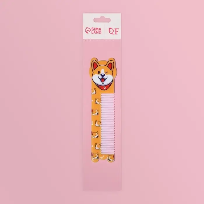Расчёска фигурная «Корги», 14.7×3.8 (±1) см Расчёска фигурная «Корги», 14.7×3.8 (±1) см
