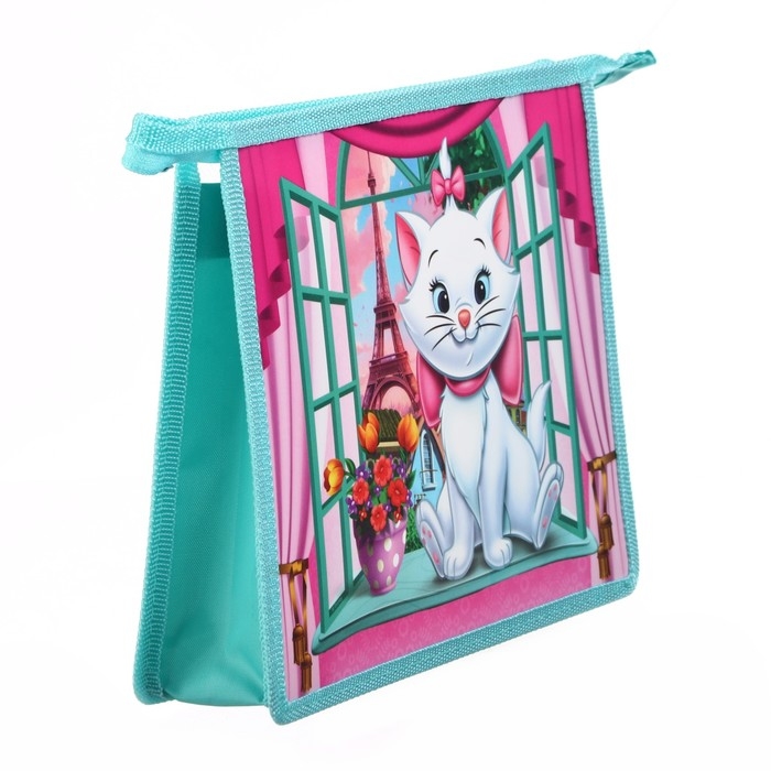 Папка для тетрадей А5, пластик, на молнии, Коты Аристократы Папка для тетрадей А5, пластик, на молнии, Коты Аристократы