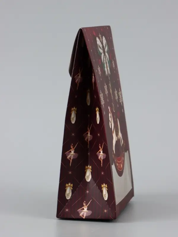 Коробка складная &laquo;С Новым годом&raquo;, 15&times;7&times;22 см