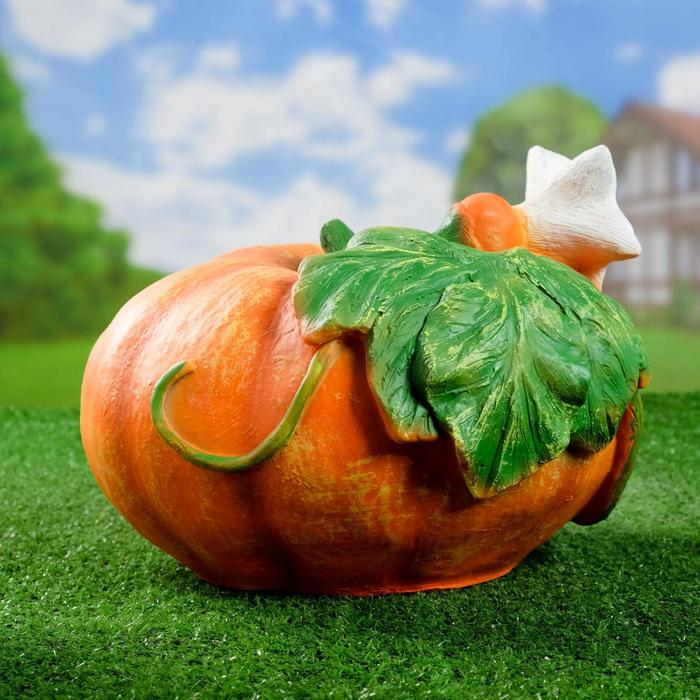 Садовая фигура  Садовая фигура "Тыква" 28х30х23см