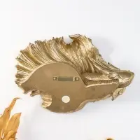 Панно интерьерное полистоун "Большая золотая рыбка. Вуалехвост" 31х19х11,7 см