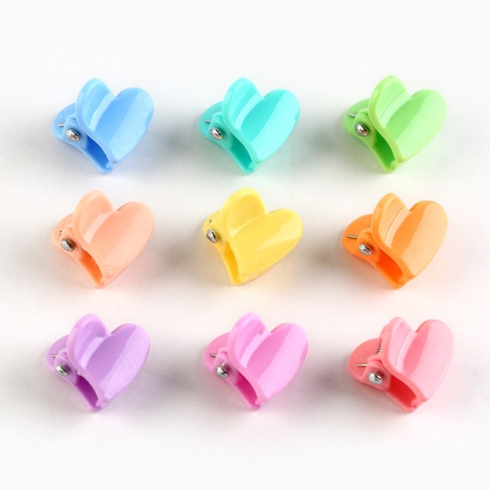 Краб для волос , мини , набор «Для самой нежной», 100 шт., размер крабика 1.5 х 1.5 см Краб для волос , мини , набор «Для самой нежной», 100 шт., размер крабика 1.5 х 1.5 см