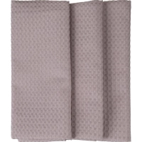 Полотенце вафельное Luscan 240 гр/м2, 40х70, яч7х7, коричневый, 3 шт/уп