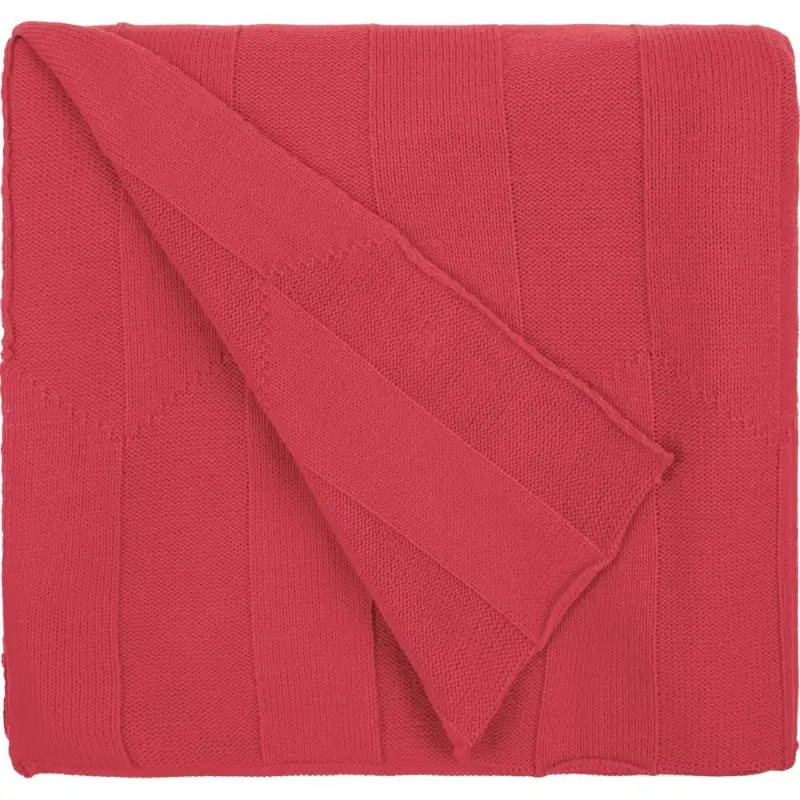 Плед Rombus, темно-розовый (коралл)