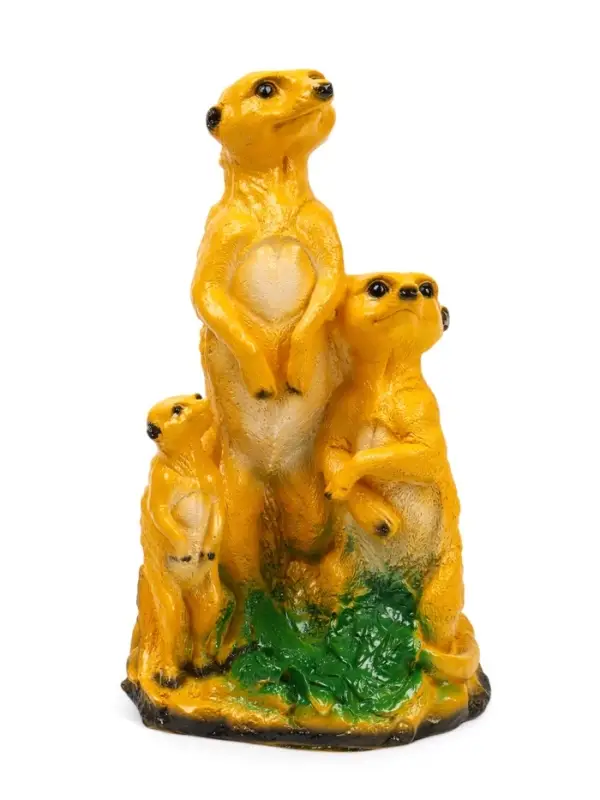 Садовая фигура из гипса &laquo;Сурикаты&raquo;, 36.5&times;14&times;22 см