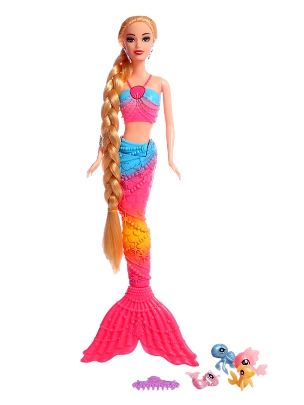 Кукла-русалка  Кукла-русалка "Волна океана", МИКС