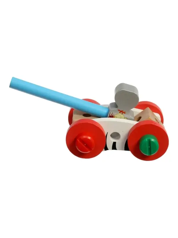 Набор инструментов детский &laquo;Собери животных&raquo;, деревянный конструктор