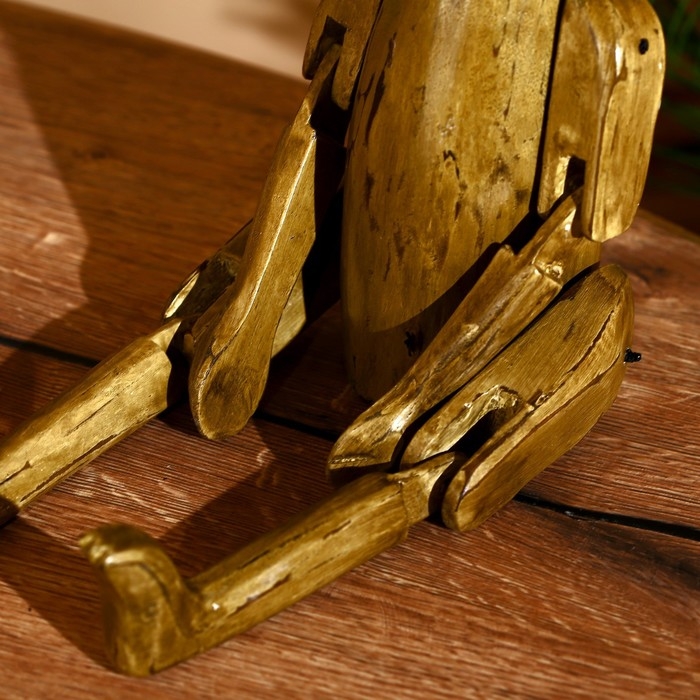 Сувенир Сувенир "Заяц" висячие лапки, дерево 60 см