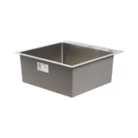 AF95050DA (Кухонная мойка премиум-класса 50*50 из нержавеющей стали.Декор.Сатин)