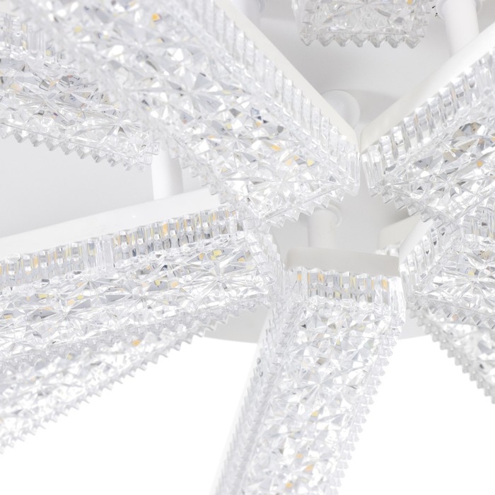 Люстра с ПДУ Люстра с ПДУ "Люччия" LED 200Вт 3000-6000Вт белый 67х67х10,5см BayerLux