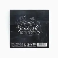 Блокнот 10&times;10, 16 листов в клетку &laquo;Учись на 5+"