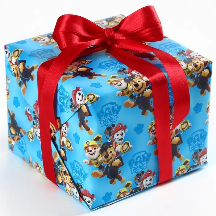 Упаковочная бумага, 70х100 см, Щенячий патруль