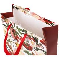 Пакет для подарков PREMIUM FLORA.ПИОНЫ, L, 26 x 32.4 x 13 см, 2-852/05