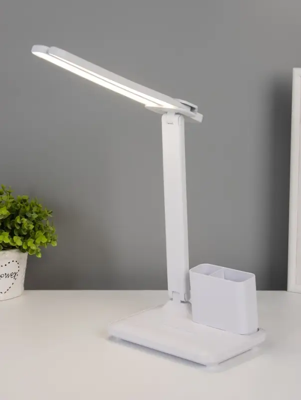 Настольная лампа сенсорная &laquo;Раздвижная&raquo; LED 15 Вт АКБ USB белый 45&times;30&times;17 см RISALUX