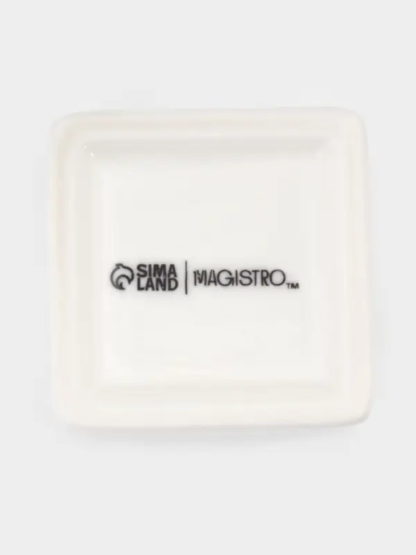 Подставка для зубочисток Magistro &laquo;Бланш&raquo;. 4&times;5 см, фарфор, белая