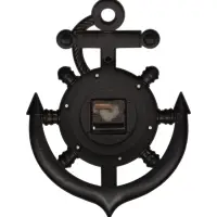 Часы настенные интерьерные &laquo;Якорь&raquo;, бесшумные, плавный ход, 38&times;28.5 см, d=12 см, бронзовые