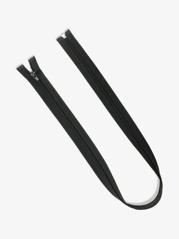 Молния &laquo;Спираль&raquo;, №5, разъёмная, замок автомат, 80 см, чёрная