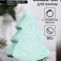 Бомбочка для ванны "Елочка" пряное яблоко, 90 г,  "Добропаровъ"