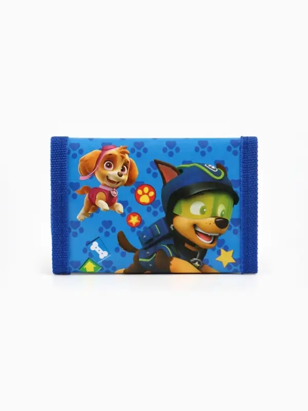 Кошелек детский на липучке &laquo;Щенячий патруль&raquo; синий 9&times;9&times;1
