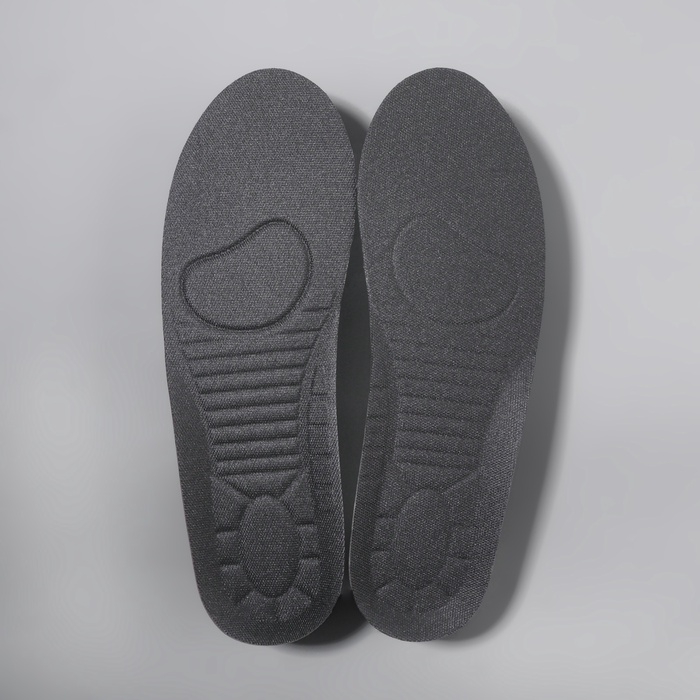 Стельки для обуви, универсальные, спортивные, двухслойные, р-р RU до 44 (р-р Пр-ля до 44), 28 см, пара, цвет чёрный Стельки для обуви, универсальные, спортивные, двухслойные, р-р RU до 44 (р-р Пр-ля до 44), 28 см, пара, цвет чёрный