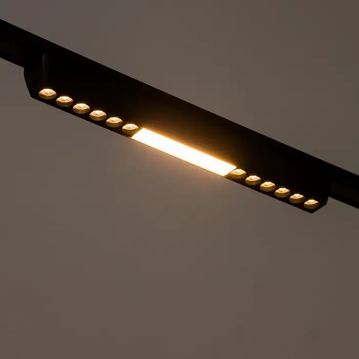 Светильник трековый BayerLux SLIM &laquo;Линия трек33&raquo;, LED, 18 Вт, 3000-6000К 48 В, CRI90, 3.2&times;3.8&times;33.8 см, чёрный